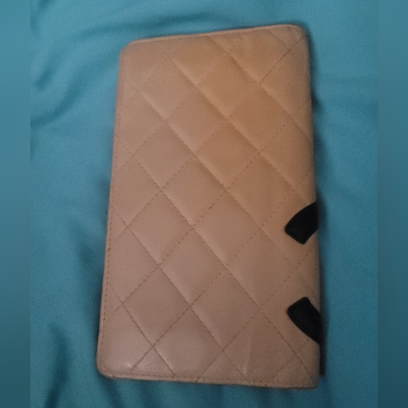 Chanel Cambon Beige Bifold Long Wallet Authentic - Picture 14 of 14